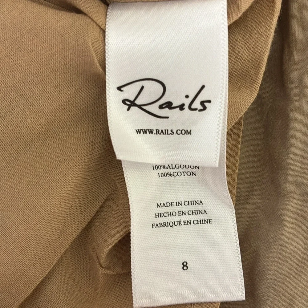 RAILS Women Size 8 Olive Jaycee Khaki Cargo Mini Skirt Academia Lightweight‎